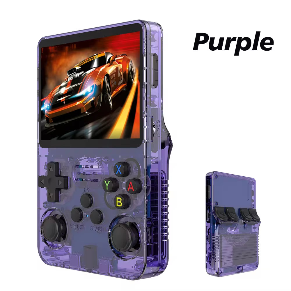 R36S Retro Handheld Game Console - 3.5 Inch IPS Screen, Linux System, 64GB of Classic Games