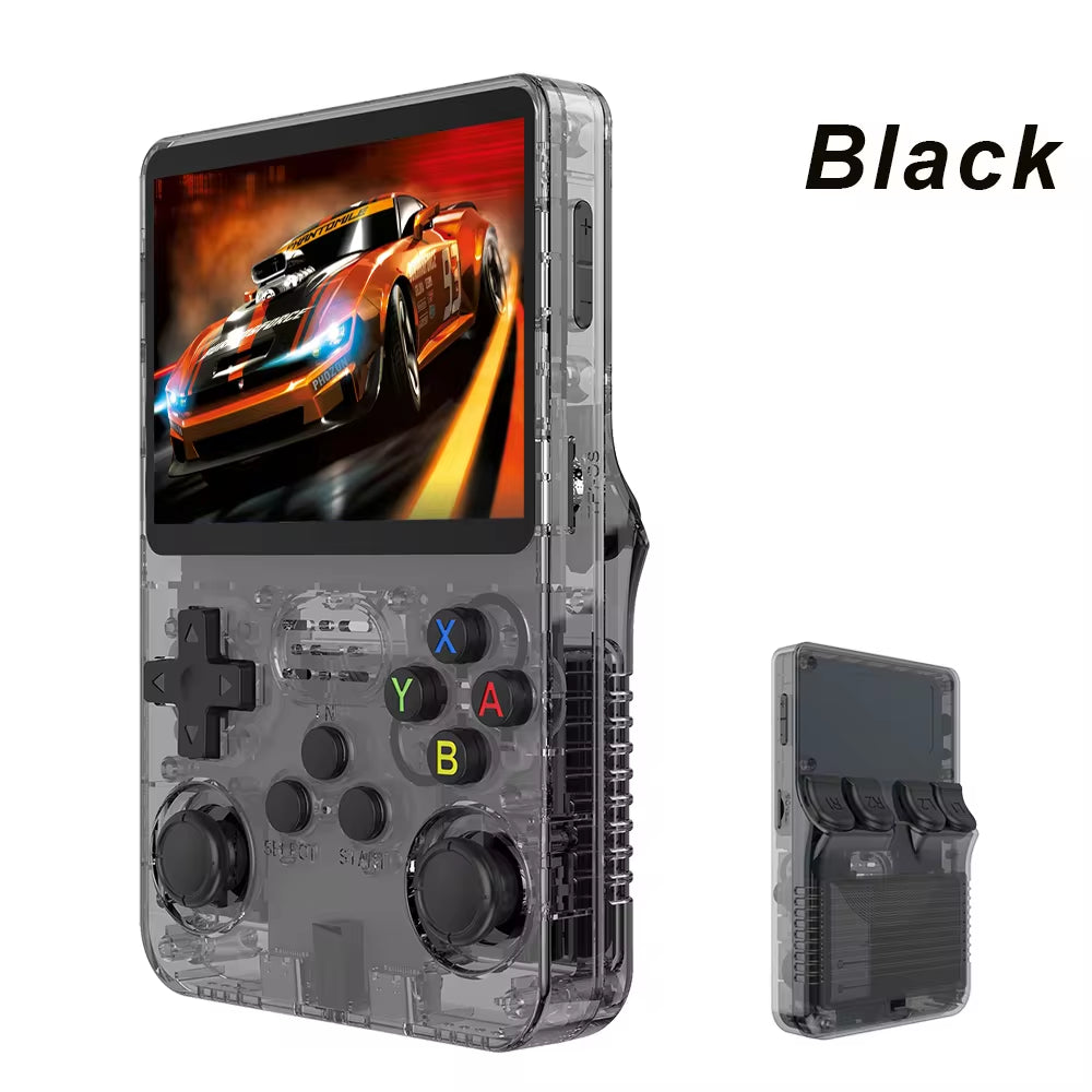 R36S Retro Handheld Game Console - 3.5 Inch IPS Screen, Linux System, 64GB of Classic Games