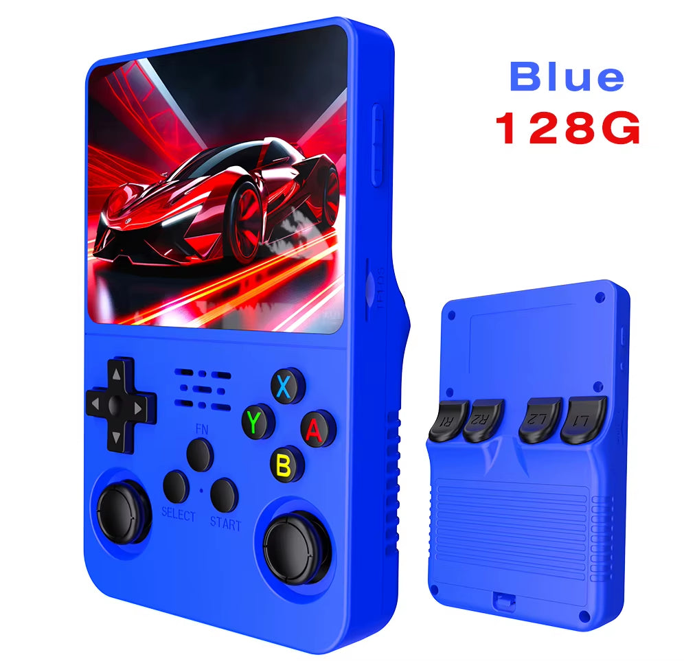 R36S Retro Handheld Game Console - 3.5 Inch IPS Screen, Linux System, 64GB of Classic Games