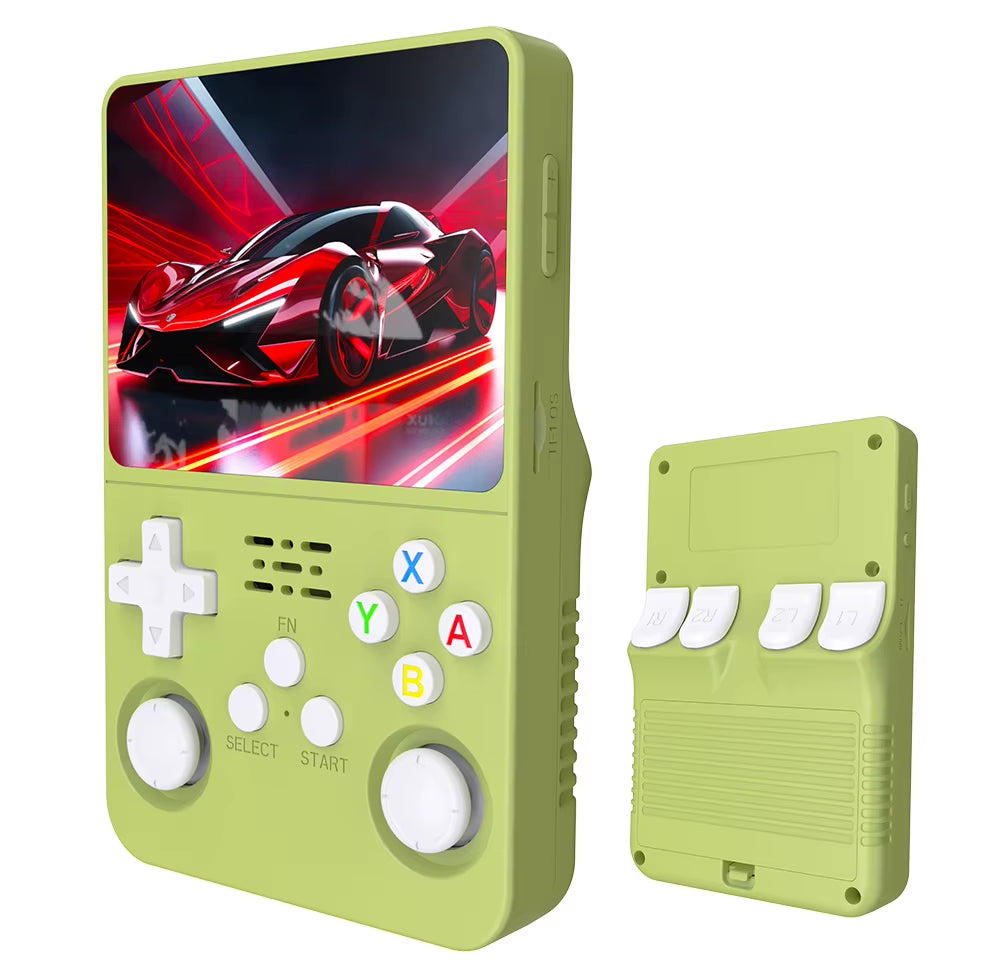 R36S Retro Handheld Game Console - 3.5 Inch IPS Screen, Linux System, 64GB of Classic Games