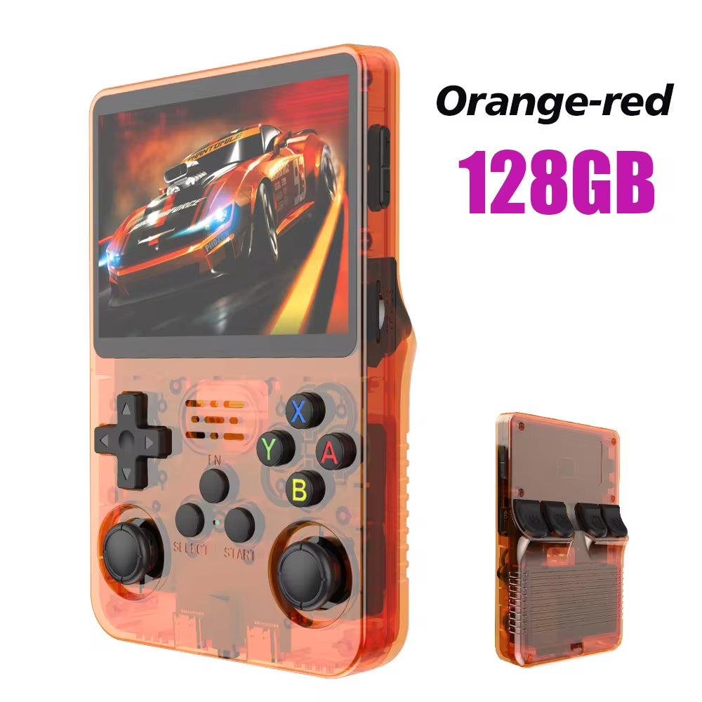 R36S Retro Handheld Game Console - 3.5 Inch IPS Screen, Linux System, 64GB of Classic Games