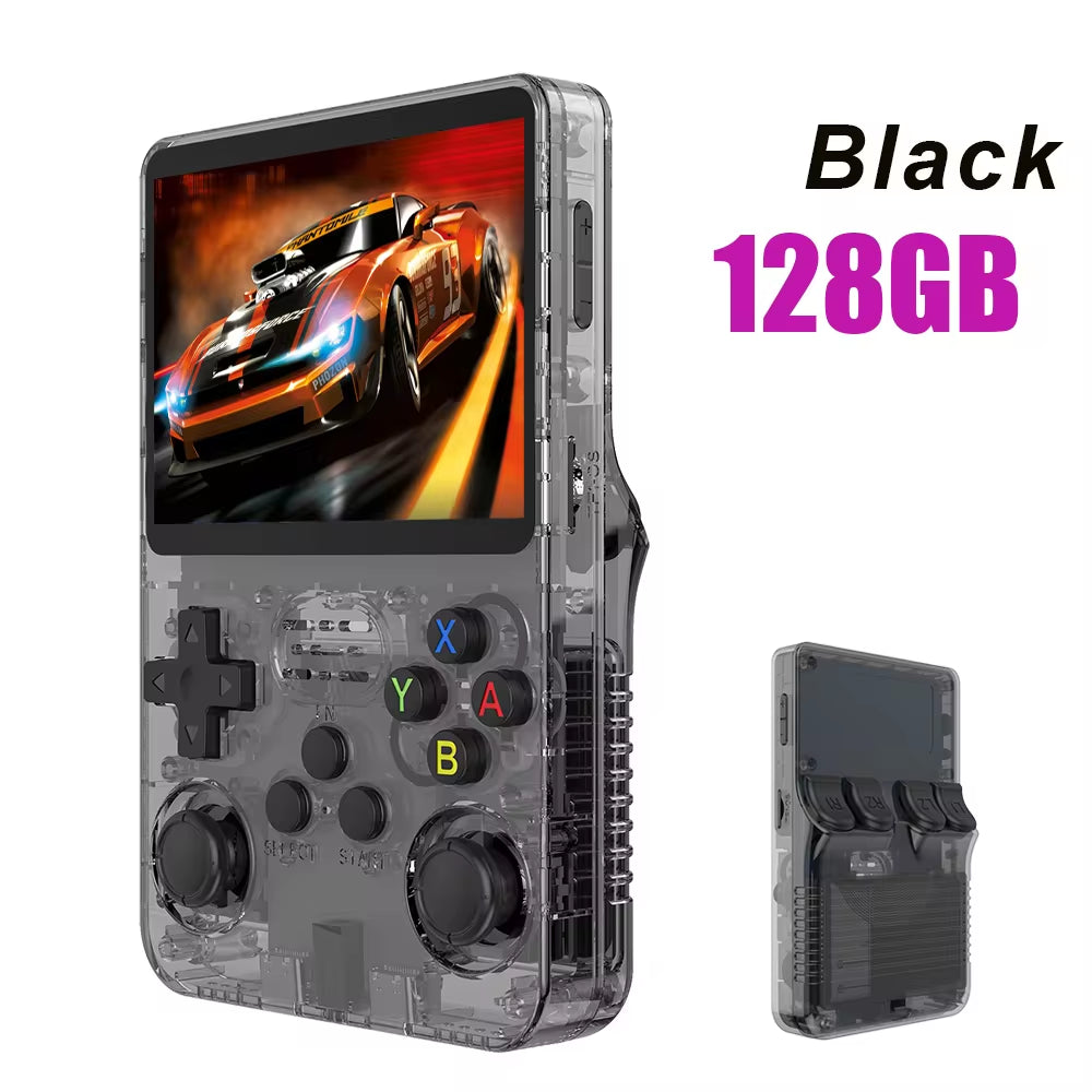 R36S Retro Handheld Game Console - 3.5 Inch IPS Screen, Linux System, 64GB of Classic Games