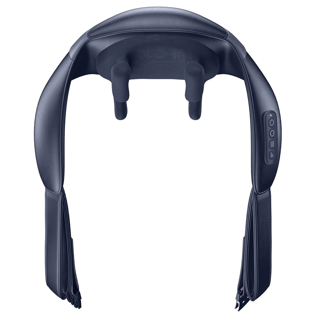 Cordless Neck Massager for Pain Relief Deep Tissue Shiatsu Neck Shoulder Massager with Heat Back Massager for Home Office