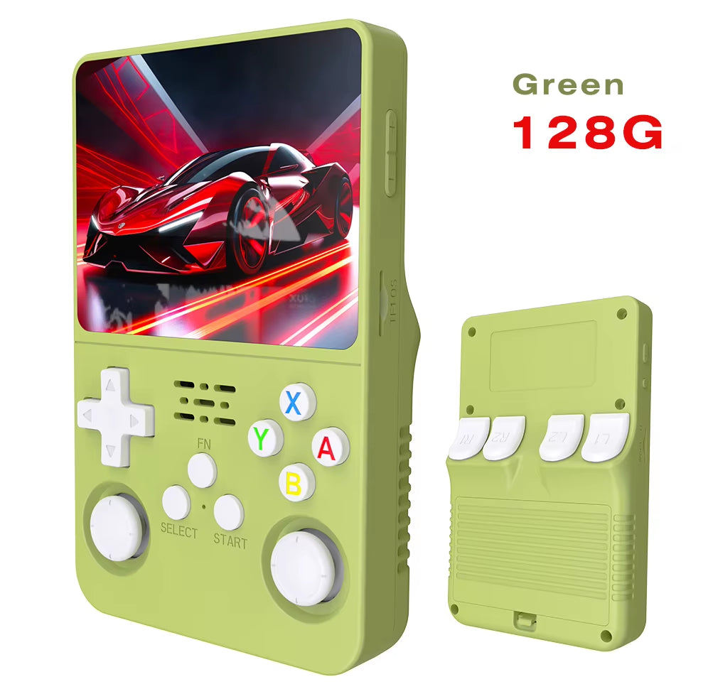 R36S Retro Handheld Game Console - 3.5 Inch IPS Screen, Linux System, 64GB of Classic Games